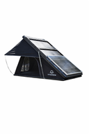 On The Horizon 1.4 hard shell rooftop tent fully open and ready to sleep in