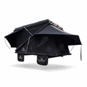 On The Horizon 1.4Z rooftop tent open, showing the mounting rails underneath