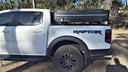 The 1.5 Pro closed on a ute tub rack, side on