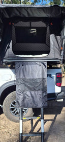 The 1.5 Pro open from the rear with both hanging gear bags fitted